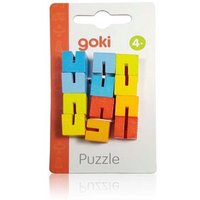 goki HS012 Pocket Puzzle L= 14,5 cm , Holz, Würfel verbunden mit Gummiband goki HS012 Pocket Puzzle L= 14,5 cm , Holz, Würfel verbunden mit Gummiband von Goki