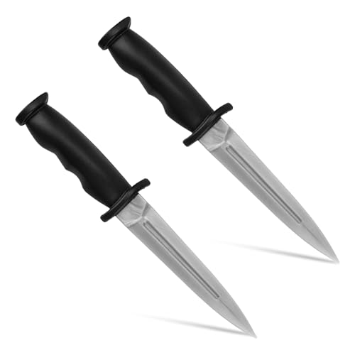 Goktvai 2stk Trainingsmesser aus Kunststoff, 25cm Sicherer Dolch Kunststoff für Spielkämpfe Realistisches Kurzschwertspielzeug Kampfsportwaffe Assassinen Kostümzubehör für Halloween Goktvai 2stk Trainingsmesser aus Kunststoff, 25cm Sicherer Dolch Kunststoff für Spielkämpfe Realistisches Kurzschwertspielzeug Kampfsportwaffe Assassinen Kostümzubehör für Halloween von Goktvai