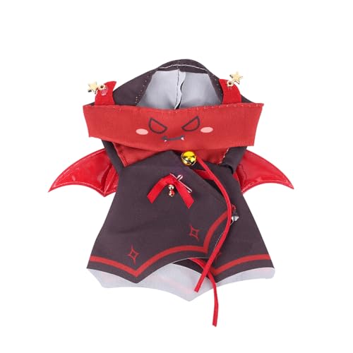 Goktvai Halloween-Kostüm mit Teufelsumhang für 15–17 cm Große Puppen, Gruselig Puppenkleidung Süß Puppenkleidungszubehör für Sammlerfans (Spielzeug Nicht im Lieferumfang Enthalten) von Goktvai