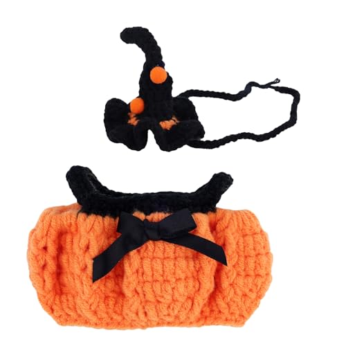 Halloween Puppenkleidung für 17cm, Outfit Zubehör mit Schwarzem Zaubererhut & Kürbis Laternen Rock Ideal für Sammler und Feiertagsdekorationen Halloween Puppenkleidung für 17cm, Outfit Zubehör mit Schwarzem Zaubererhut & Kürbis Laternen Rock Ideal für Sammler und Feiertagsdekorationen von Goktvai