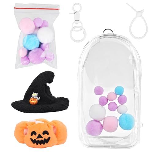 Puppen-Kürbis-Kleidungsset, Kürbis-Outfit mit Hut Schlüsselanhänger Plüschball Süß Halloween-Kleidung Modische Halloween-Outfits für 15 & 17 cm Sammlerpuppe Puppen-Kürbis-Kleidungsset, Kürbis-Outfit mit Hut Schlüsselanhänger Plüschball Süß Halloween-Kleidung Modische Halloween-Outfits für 15 & 17 cm Sammlerpuppe von Goktvai