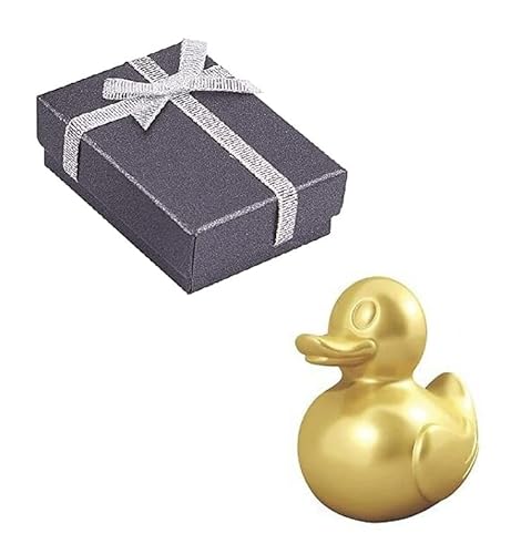 Monopoly Gold Duck Token und Geschenkbox, Emoji-Metall, seltenes Sammlerstück von Gold