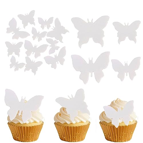 50 Stk Essbare Schmetterlinge für Torte,Tortendeko Schmetterling Weiß,Tortendeko Essbar Schmetterlinge,Esspapier Tortendeko Hochzeit Essbar Muffin Torten Deko,Schmetterling Deko Geburtstag Kuchen Deko 50 Stk Essbare Schmetterlinge für Torte,Tortendeko Schmetterling Weiß,Tortendeko Essbar Schmetterlinge,Esspapier Tortendeko Hochzeit Essbar Muffin Torten Deko,Schmetterling Deko Geburtstag Kuchen Deko von GoldRock
