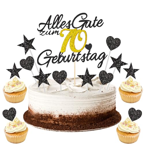 GoldRock 11 Stück Torten Deko 70 Geburtstag Mann Frau,Tortendeko Geburtstag 70,Kuchendeko 70 Geburtstag Deko,Alles Gute zum Geburtstag 70,70. Geburtstag Männer Frauen Kuchen Deko,Cake Topper 70 Jahre GoldRock 11 Stück Torten Deko 70 Geburtstag Mann Frau,Tortendeko Geburtstag 70,Kuchendeko 70 Geburtstag Deko,Alles Gute zum Geburtstag 70,70. Geburtstag Männer Frauen Kuchen Deko,Cake Topper 70 Jahre von GoldRock