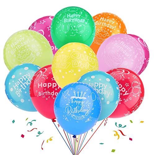 GoldRock 30 Stück Happy Birthday Ballon, Luftballons Geburtstag Mädchen Junge,Bunt Happy Birthday Luftballon,4 Seiten Druck Geburtstagsballon,Unisex Ballons für Kindergeburtstag, Party Deko Geburtstag GoldRock 30 Stück Happy Birthday Ballon, Luftballons Geburtstag Mädchen Junge,Bunt Happy Birthday Luftballon,4 Seiten Druck Geburtstagsballon,Unisex Ballons für Kindergeburtstag, Party Deko Geburtstag von GoldRock