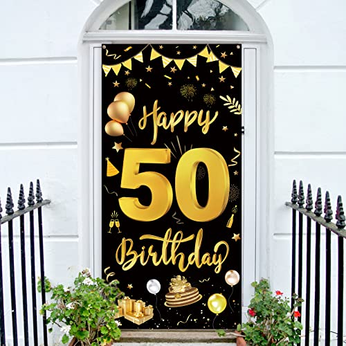 GoldRock 50 Geburtstag Deko Banner Hintergrund,Geburtstagsbanner 50,Deko 50. Geburtstag Mann Frau,50 Happy Birthday Banner,Partydeko 50.Geburtstag 185x90cm Sfeier Liefert Foto Prop Kuchen Tisch Banner GoldRock 50 Geburtstag Deko Banner Hintergrund,Geburtstagsbanner 50,Deko 50. Geburtstag Mann Frau,50 Happy Birthday Banner,Partydeko 50.Geburtstag 185x90cm Sfeier Liefert Foto Prop Kuchen Tisch Banner von GoldRock