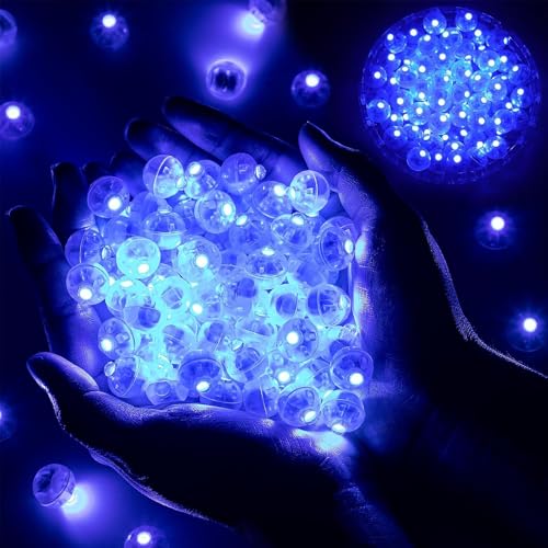 GoldRock LED Ballons Lichter,100 Stk Mini Led Licht,Leuchtende Luftballons,Led Luftballons Leuchtend,Ballonlichter Blau,Led Luftballon für Geburtstag Hochzeit Halloween Weihnachten Karneval Party Deko GoldRock LED Ballons Lichter,100 Stk Mini Led Licht,Leuchtende Luftballons,Led Luftballons Leuchtend,Ballonlichter Blau,Led Luftballon für Geburtstag Hochzeit Halloween Weihnachten Karneval Party Deko von GoldRock