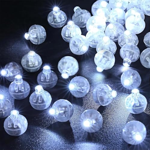 GoldRock LED Ballons Lichter,50 Stk Mini Led Licht,Leuchtende Luftballons,Led Luftballons Leuchtend,Ballonlichter Weiß,Led Luftballon für Geburtstag Hochzeit Halloween Weihnachten Karneval Party Deko GoldRock LED Ballons Lichter,50 Stk Mini Led Licht,Leuchtende Luftballons,Led Luftballons Leuchtend,Ballonlichter Weiß,Led Luftballon für Geburtstag Hochzeit Halloween Weihnachten Karneval Party Deko von GoldRock