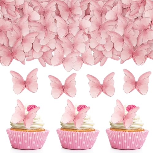 Tortendeko Essbar Schmetterlinge für Torte,48 Stk Essbare Tortendeko Schmetterling,Schmetterlinge Deko Torte Rosa,Esspapier Tortendeko Hochzeit,Schmetterling Kuchen Deko Geburtstag,Muffin Deko Essbar Tortendeko Essbar Schmetterlinge für Torte,48 Stk Essbare Tortendeko Schmetterling,Schmetterlinge Deko Torte Rosa,Esspapier Tortendeko Hochzeit,Schmetterling Kuchen Deko Geburtstag,Muffin Deko Essbar von GoldRock