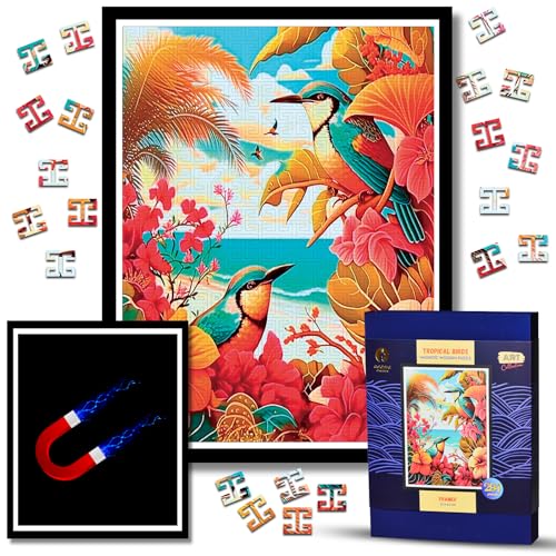 Holzpuzzle Erwachsene Mit Rahmen - Magnetische HolzPuzzles Landschaft 300 Teile Schwer - Holz Puzzle Kunst Gemälde - Wooden Puzzle - Wanddeko Wohnzimmer - Geburtstags Weihnachten Geschenke Holzpuzzle Erwachsene Mit Rahmen - Magnetische HolzPuzzles Landschaft 300 Teile Schwer - Holz Puzzle Kunst Gemälde - Wooden Puzzle - Wanddeko Wohnzimmer - Geburtstags Weihnachten Geschenke von Goldbird Creations