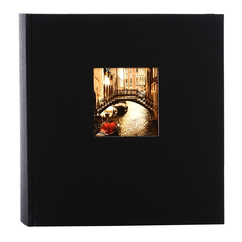 Goldbuch Fotoalbum Bella Vista 25 x 25 cm schwarz (weiß) von Goldbuch