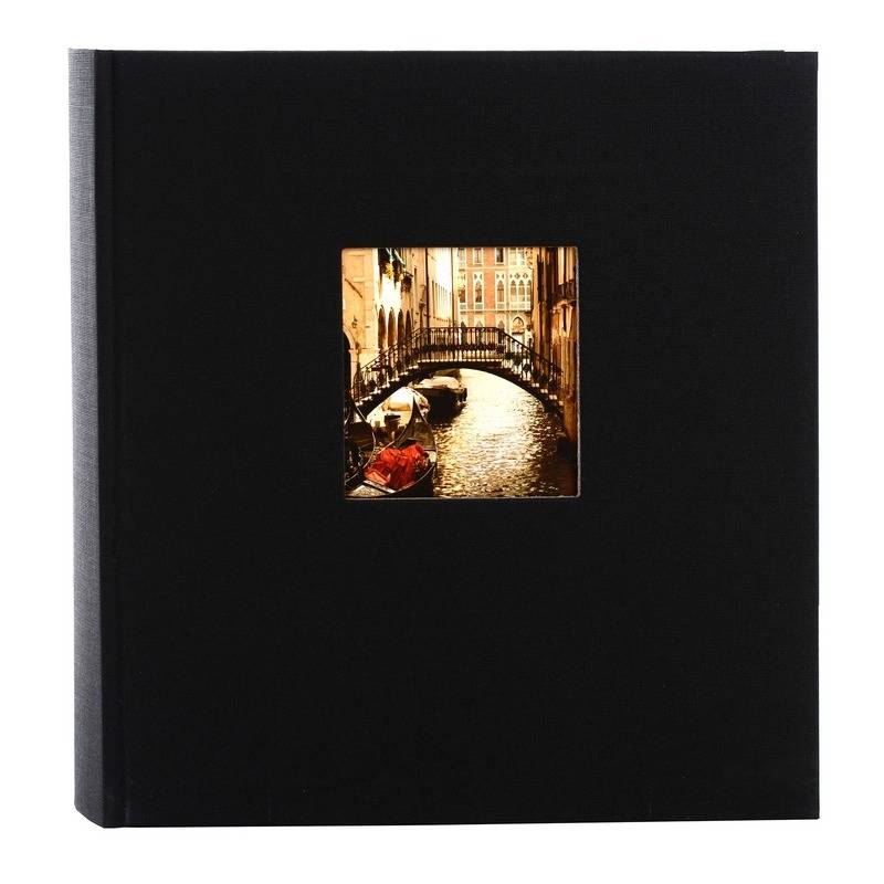 Goldbuch Fotoalbum Bella Vista 25 x 25 cm schwarz (weiß) von Goldbuch