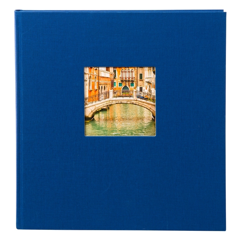 Goldbuch Fotoalbum Bella Vista 30 x 31 cm blau (weiß) von Goldbuch