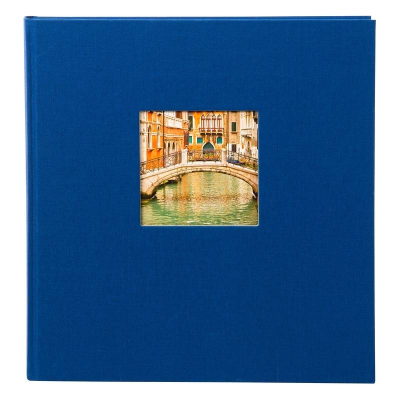 Goldbuch Fotoalbum Bella Vista 30 x 31 cm blau (weiß) von Goldbuch