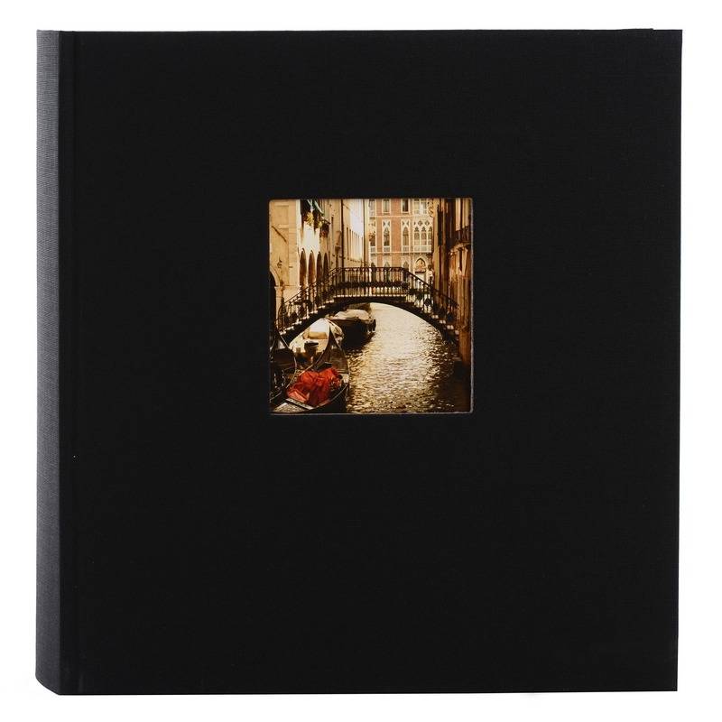 Goldbuch Fotoalbum Bella Vista 30 x 31 cm schwarz (weiß) von Goldbuch