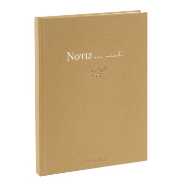 Goldbuch Notizbuch Notiz an mich Beige von Goldbuch