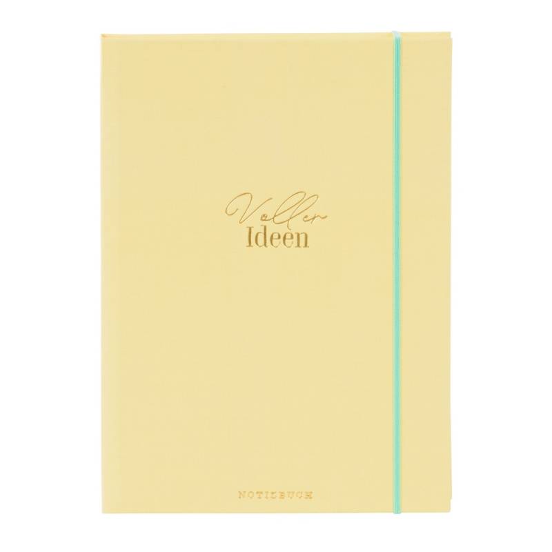 Goldbuch Notizbuch Wortreich A5 Voller Ideen gelb punktkariert von Goldbuch