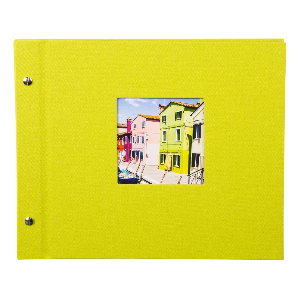 Goldbuch Schraubfotoalbum  Bella Vista 30 x 25 cm grün (schwarz) von Goldbuch