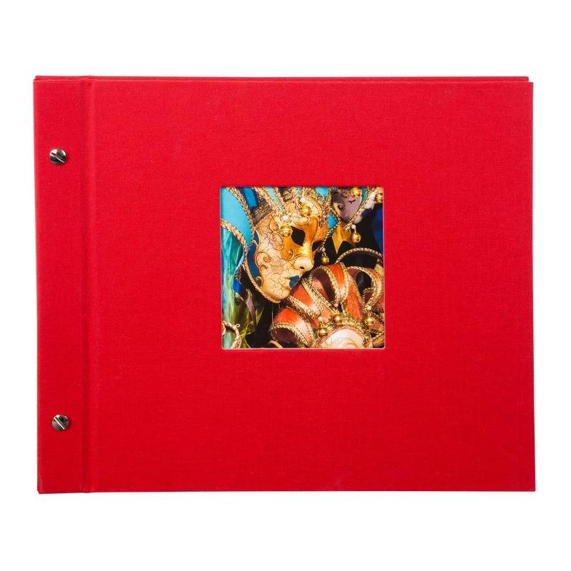 Goldbuch Schraubfotoalbum  Bella Vista 30 x 25 cm rot (schwarz) von Goldbuch