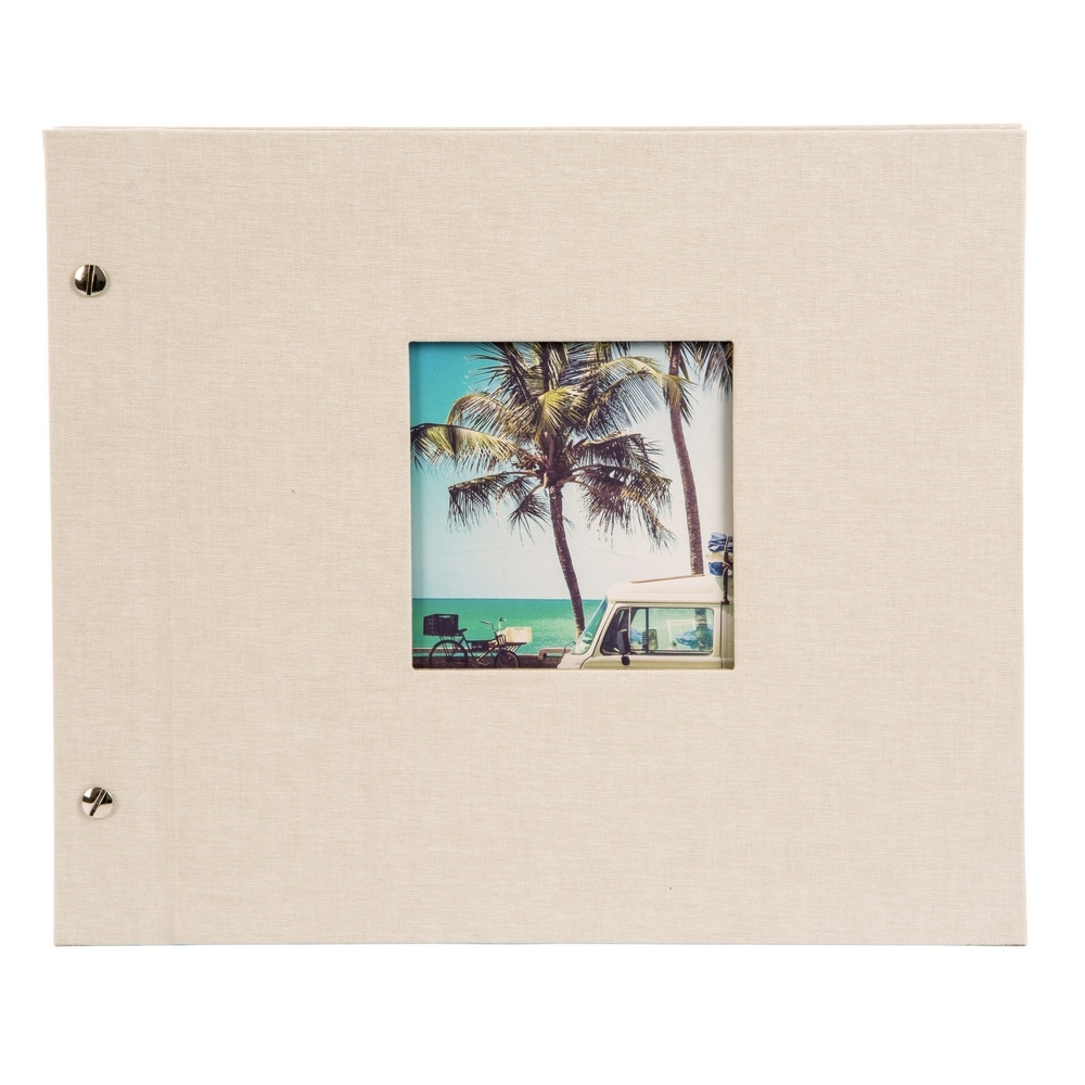Goldbuch Schraubfotoalbum  Bella Vista 30 x 25 cm sandgrau (schwarz) von Goldbuch