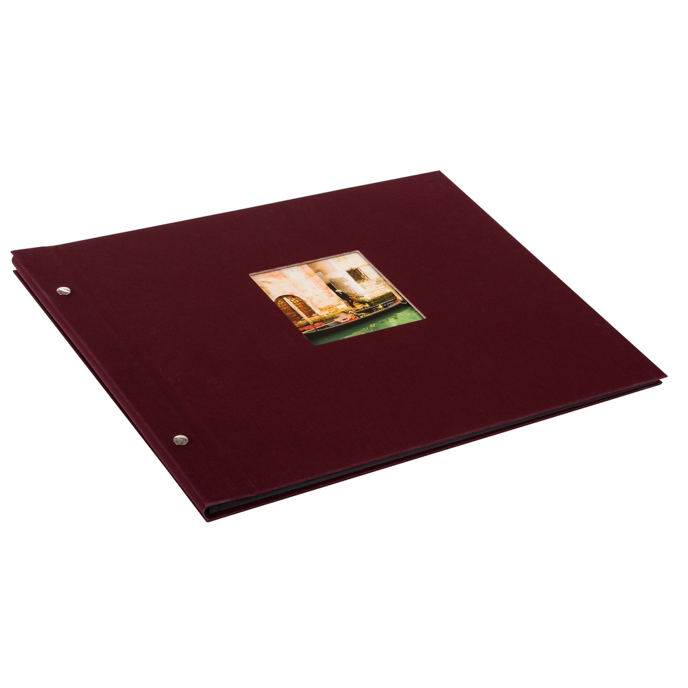 Goldbuch Schraubfotoalbum  Bella Vista 39 x 31 cm bordeaux  (schwarz) von Goldbuch