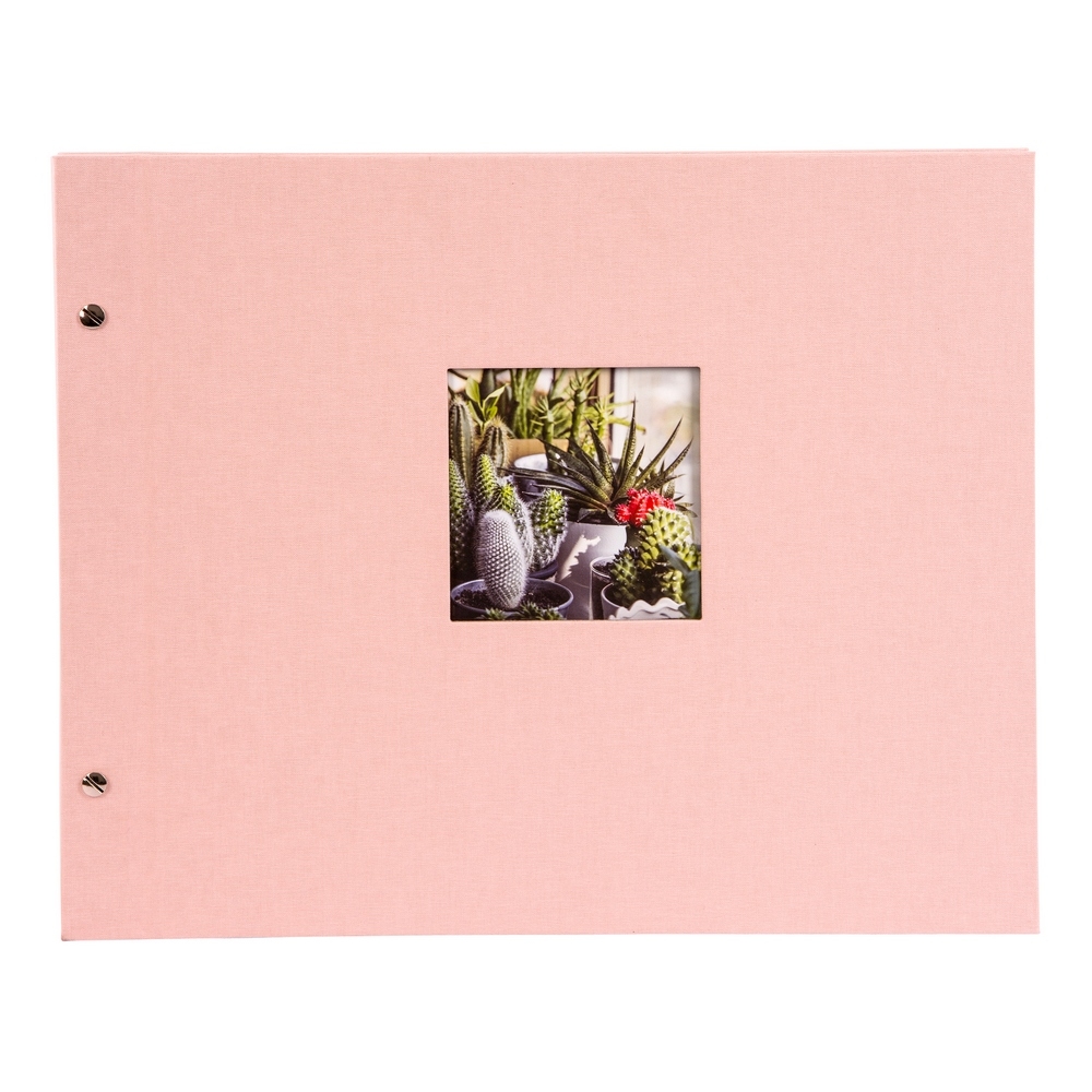 Goldbuch Schraubfotoalbum  Bella Vista 39 x 31 cm rosé (schwarz) von Goldbuch