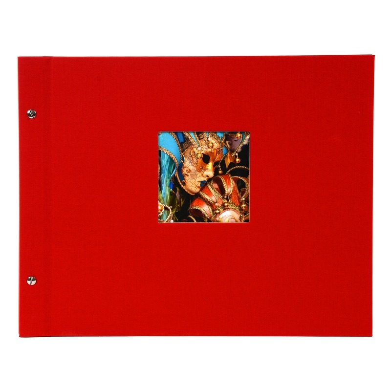 Goldbuch Schraubfotoalbum Bella Vista 39 x 31 cm rot (schwarz) von Goldbuch