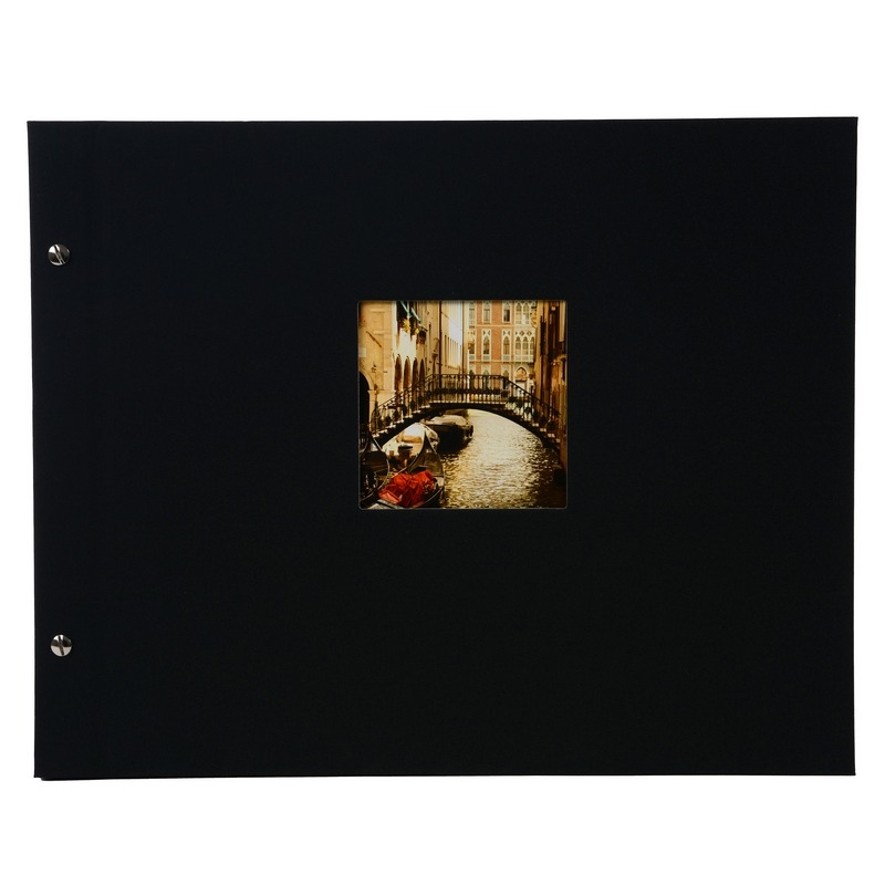 Goldbuch Schraubfotoalbum Bella Vista 39 x 31 cm schwarz (schwarz) von Goldbuch