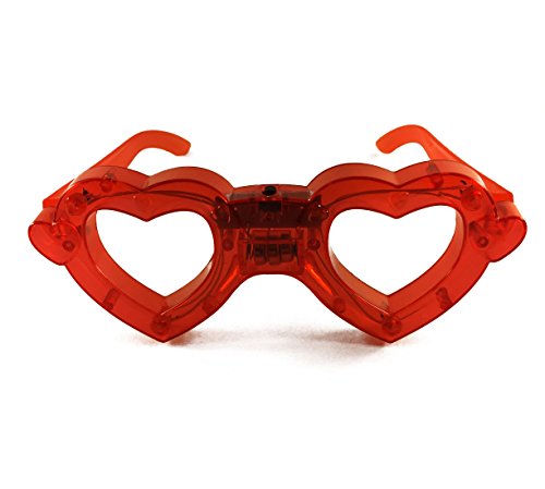 Golden Beads Blinkende LED-Brille in Herzform, leuchtende Farben, Neon-Partyzubehör, leuchtende Schattierungen, Veranstaltungsgeschenke, Raves, Konzertshows, Weihnachten, Halloween, Geburtstagsparty Golden Beads Blinkende LED-Brille in Herzform, leuchtende Farben, Neon-Partyzubehör, leuchtende Schattierungen, Veranstaltungsgeschenke, Raves, Konzertshows, Weihnachten, Halloween, Geburtstagsparty von Golden Beads
