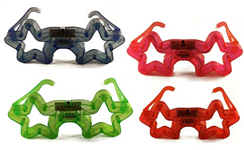 Sternförmige blinkende LED-Brille, leuchtende Farben, Neon-Partyzubehör, leuchtende Schattierungen, Veranstaltungsgeschenke, Raves, Konzert-Shows, Weihnachten, Halloween, wilde Clubbing Sternförmige blinkende LED-Brille, leuchtende Farben, Neon-Partyzubehör, leuchtende Schattierungen, Veranstaltungsgeschenke, Raves, Konzert-Shows, Weihnachten, Halloween, wilde Clubbing von Golden Beads