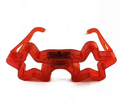 Sternförmige blinkende LED-Brille, leuchtende Farben, Neon-Partyzubehör, leuchtende Schattierungen, Veranstaltungsgeschenke, Raves, Konzert-Shows, Weihnachten, Halloween, wilde Clubbing Sternförmige blinkende LED-Brille, leuchtende Farben, Neon-Partyzubehör, leuchtende Schattierungen, Veranstaltungsgeschenke, Raves, Konzert-Shows, Weihnachten, Halloween, wilde Clubbing von Golden Beads