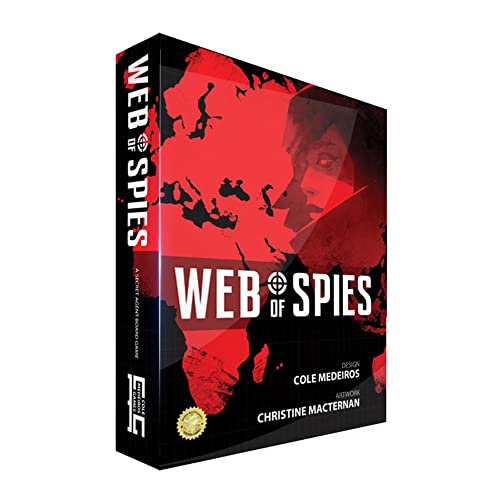 Golden Bell Studios Web of Spies Brettspiel, Rot von Golden Bell Studios