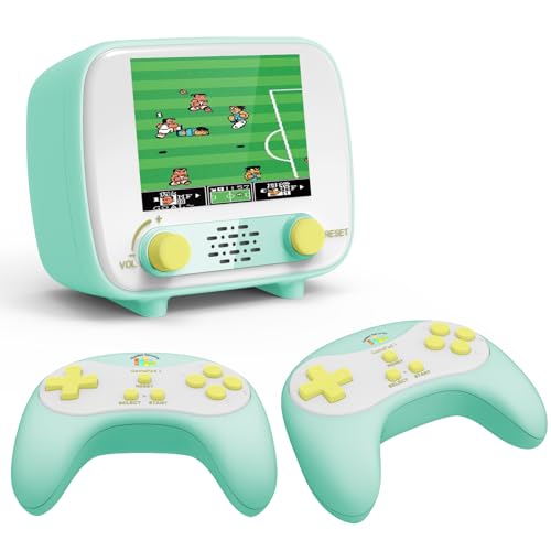 Handheld Game Console Zwei Spieler Spiele, Mini Arcade Maschine, Retro Handheld Konsole Mit 300 Klassischen Spielen, 2.8" LCD-Bildschirm, Und RCA AV Kabel auf TV-Ausgang, für Kinder Und Erwachsene von Golden Security