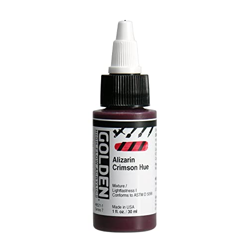 Golden High Flow Acrylic 30ml (1oz) Bottles Alizarin Crimson Hue von Golden Artist Colors
