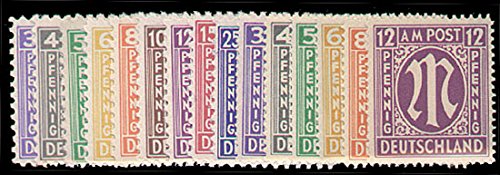 Goldhahn Alliierte Besetzung Nr. 1-15 postfrisch "AM Post" - Briefmarken für Sammler von Goldhahn
