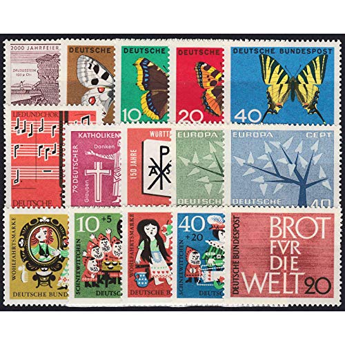 Goldhahn BRD Bund Jahrgang 1962 postfrisch ** MNH komplett Briefmarken für Sammler Goldhahn BRD Bund Jahrgang 1962 postfrisch ** MNH komplett Briefmarken für Sammler von Goldhahn
