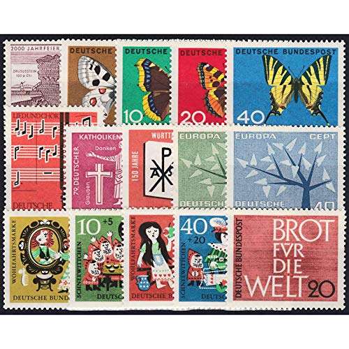 Goldhahn BRD Bund Jahrgang 1962 postfrisch ** MNH komplett Briefmarken für Sammler von Goldhahn