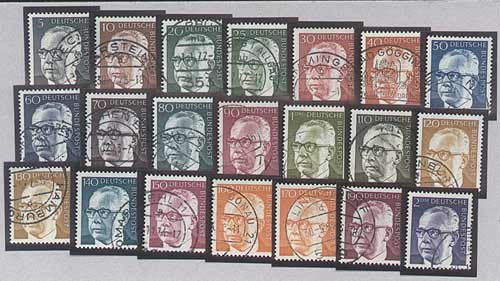 Goldhahn BRD - Heinemann-Satz komplett gestempelt - Briefmarken für Sammler Goldhahn BRD - Heinemann-Satz komplett gestempelt - Briefmarken für Sammler von Goldhahn