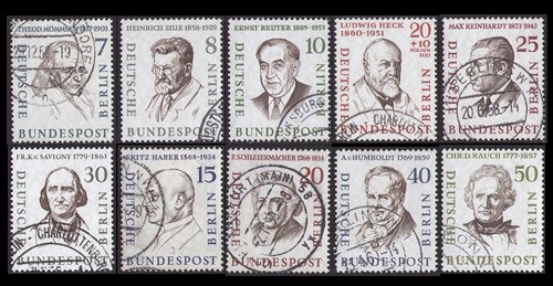 Goldhahn Berlin Komplettausgaben gestempelt mit Nr. 163-172 - Briefmarken für... Goldhahn Berlin Komplettausgaben gestempelt mit Nr. 163-172 - Briefmarken für... von Goldhahn