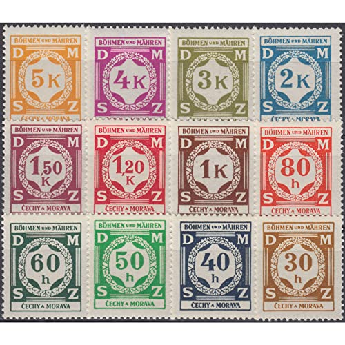 Goldhahn Böhmen und Mähren Nr. 1-12 postfrisch Dienstmarken 1941" Briefmarken für Sammler Goldhahn Böhmen und Mähren Nr. 1-12 postfrisch Dienstmarken 1941" Briefmarken für Sammler von Goldhahn