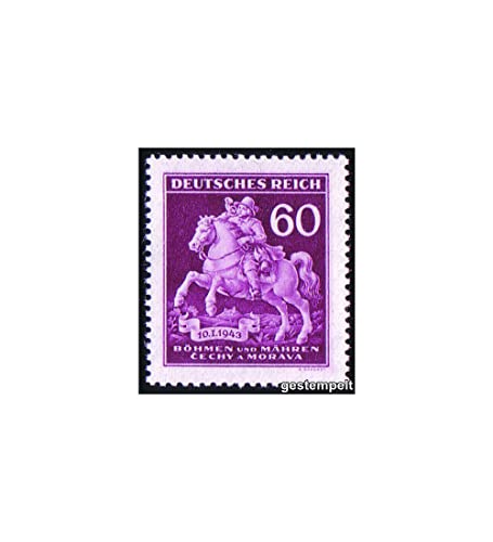 Goldhahn Böhmen und Mähren Nr. 113 gestempelt Tag der Marke 1943 Briefmarken für Sammler von Goldhahn