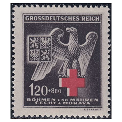 Goldhahn Böhmen und Mähren Nr. 132 postfrisch Rotes Kreuz 1943" Briefmarken für Sammler Goldhahn Böhmen und Mähren Nr. 132 postfrisch Rotes Kreuz 1943" Briefmarken für Sammler von Goldhahn
