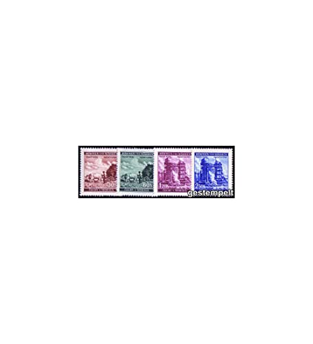 Goldhahn Böhmen und Mähren Nr. 75-78 gestempelt Prager Messe 1941" Briefmarken für Sammler von Goldhahn