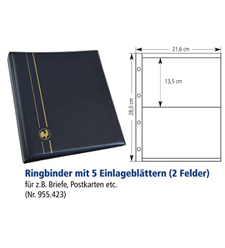 Goldhahn Briefmarken Album Individual-Perfekt Plus 5 Einlageblätter 2 Felder Briefmarken für Sammler Goldhahn Briefmarken Album Individual-Perfekt Plus 5 Einlageblätter 2 Felder Briefmarken für Sammler von Goldhahn