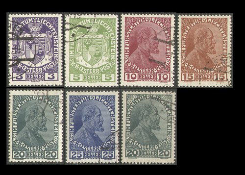 Goldhahn Europa Kollektion mit Liechtenstein Nr. 4-9+10 - Briefmarken für Sam... von Goldhahn