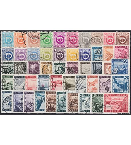 Goldhahn Österreich 1945 gestempelt Nr. 721-770 I Briefmarken für Sammler Goldhahn Österreich 1945 gestempelt Nr. 721-770 I Briefmarken für Sammler von Goldhahn