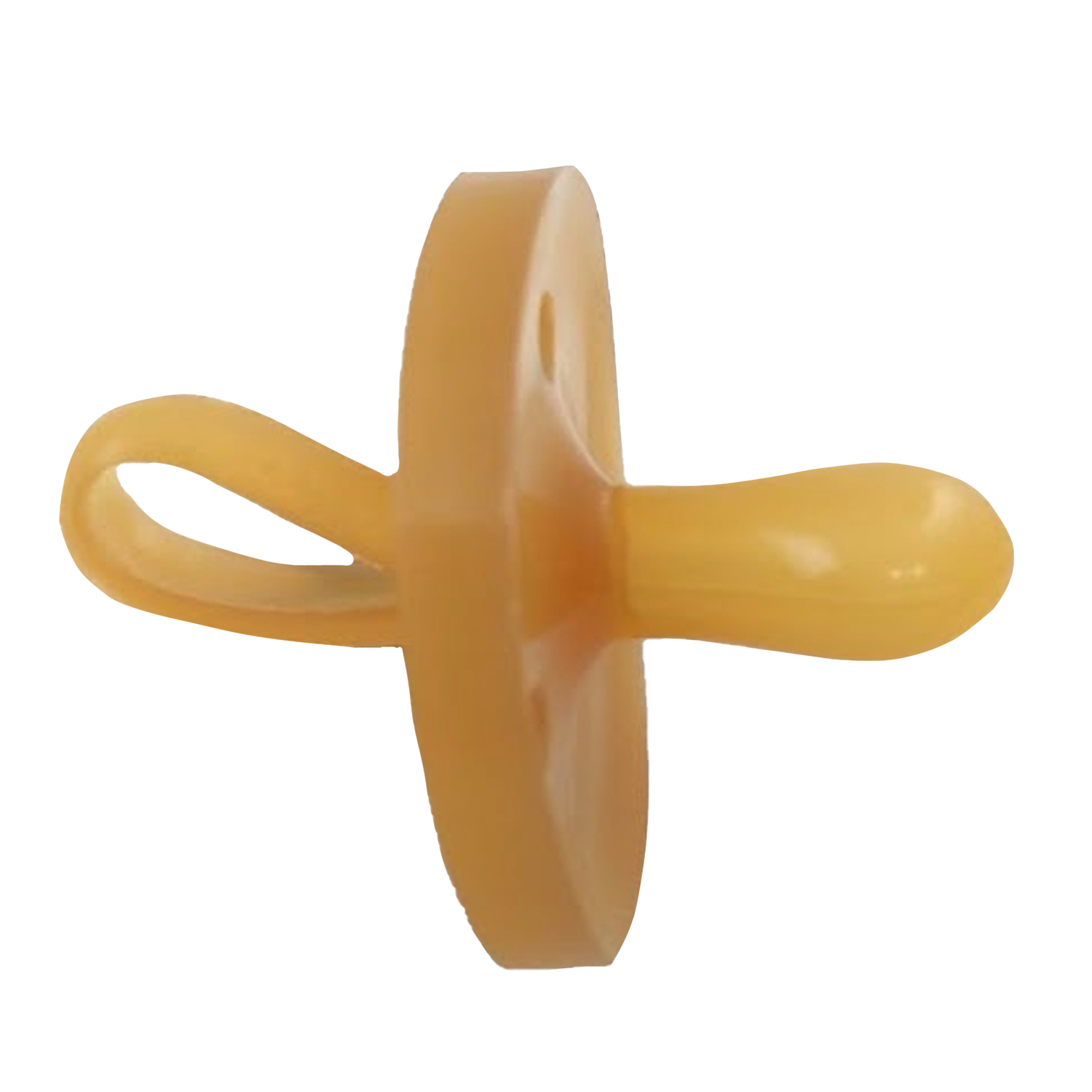 Goldi Naturkautschuk Schnuller (Naturform oval) - S (0-6 Monate) von Goldi