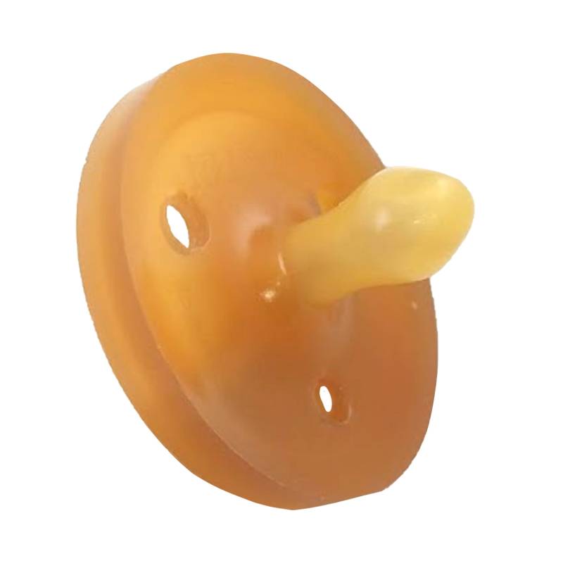 Goldi Naturkautschuk Schnuller (Naturform oval) - XS (0+ Monate) von Goldi