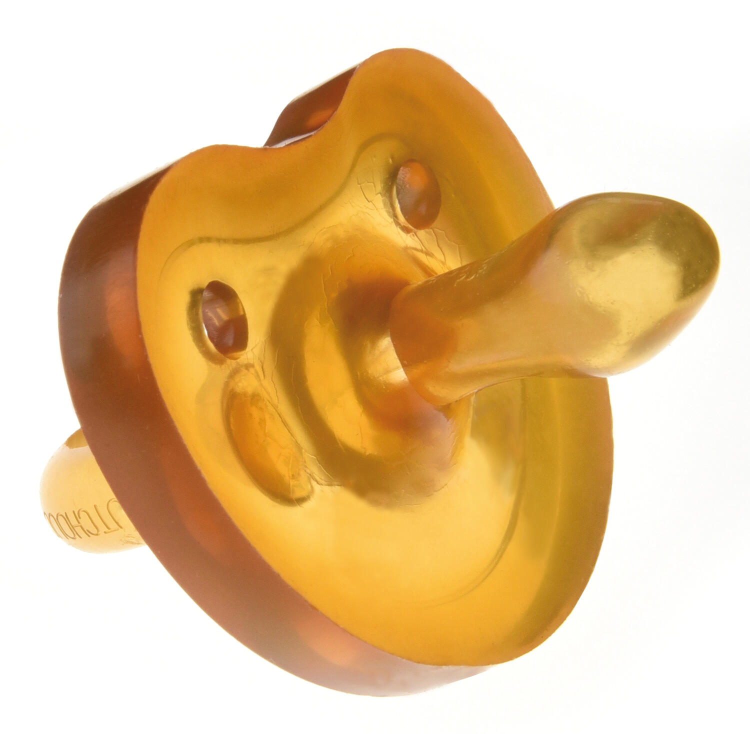 Goldi Naturkautschuk Schnuller - Natur-Herzform - S (0-6 Monate) von Goldi