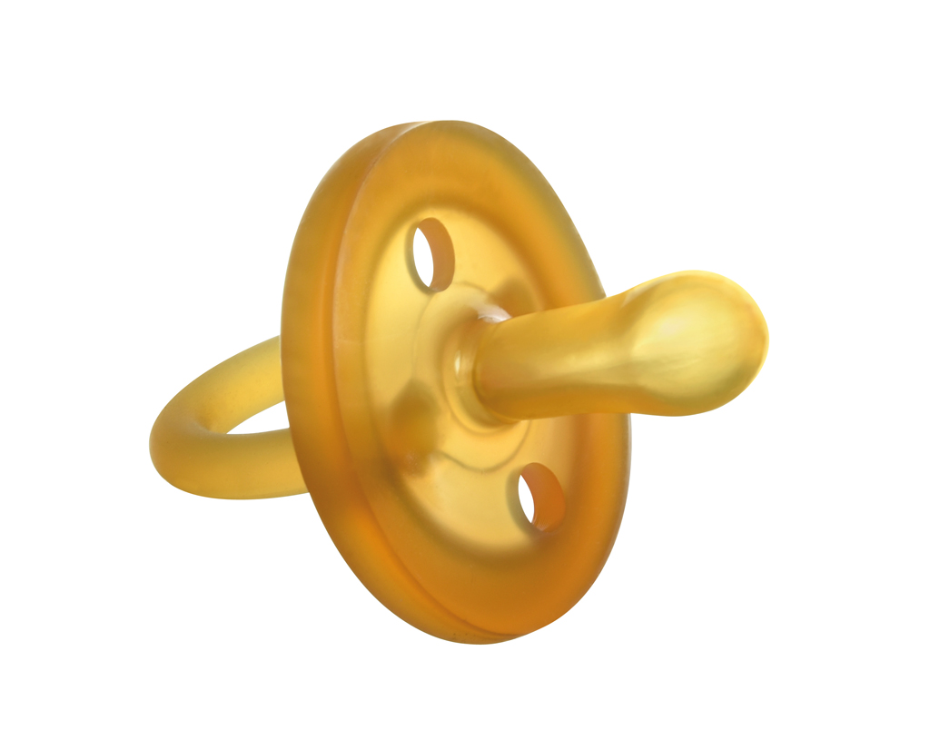 Goldi Schnuller (Naturform symmetrisch) Gr. S - S (bis 3 Monate) von Goldi